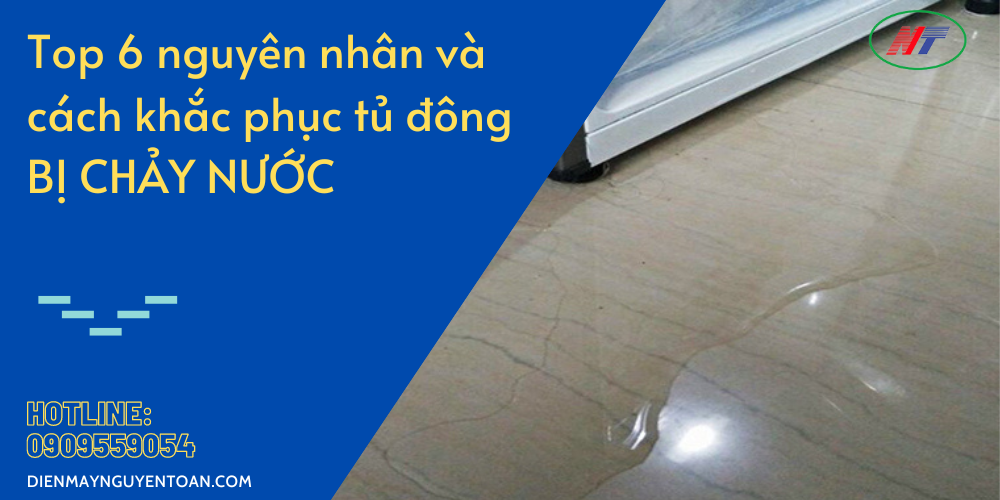 nguyên nhân tủ đông bị chảy nước