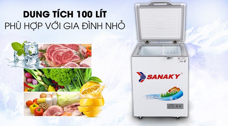 xác định dung tích khi mua tủ đông cho gia đình