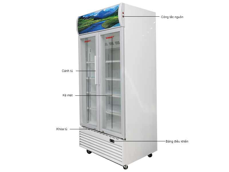 chọn mua tủ mát có khoá tủ