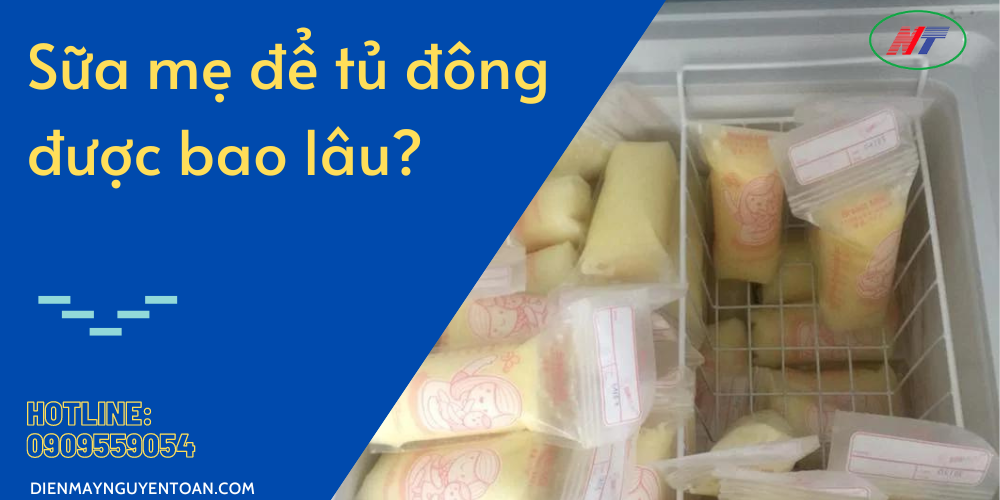 sữa mẹ để tủ đông được bao lâu