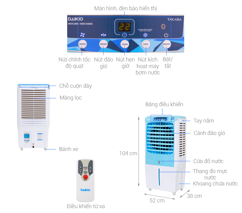 máy làm mát cao cấp