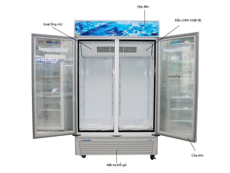 tủ mát 2 cánh mở giá rẻ